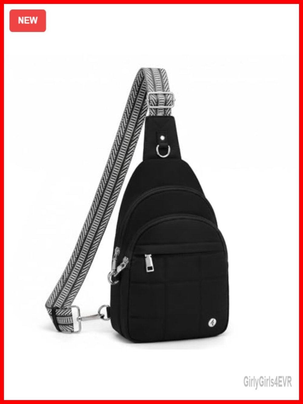 Anti Theft Sling Bag, Lightweight Puffer RFID Crossbody Bag for Travel Commuting